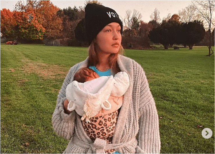 Grandma Hadid accidentally reveals Gigi and Zayn Maliks babys face
