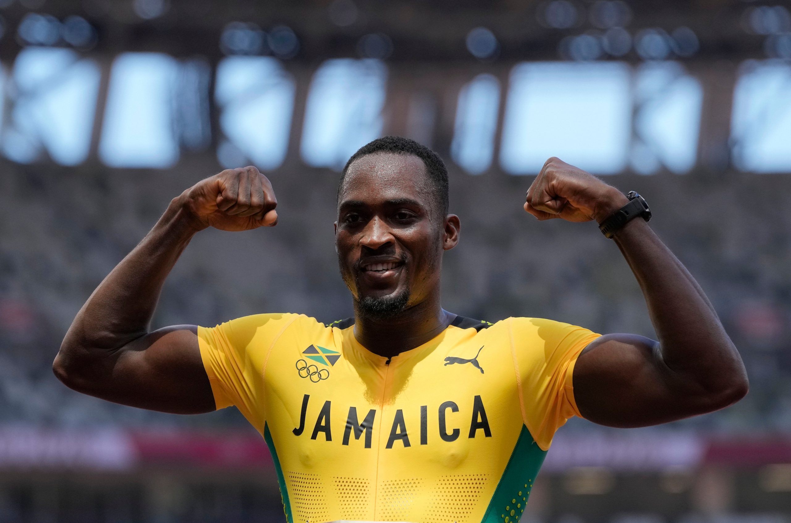 Sprinter Hansle Parchment won gold because of a stranger. Here is the story