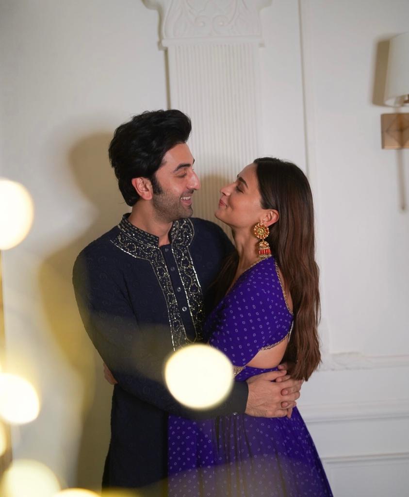 Alia Bhatt’s residence decorated with lights ahead of the wedding