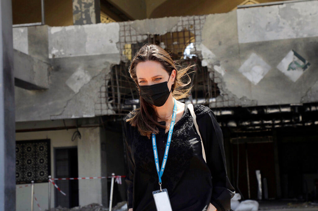 UN envoy, actor Angelina Jolie, visits war-torn Yemen ahead of fundraiser