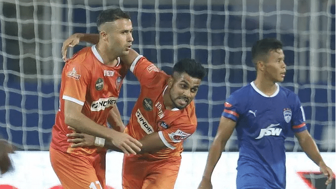 Igor Angulo brace helps FC Goa holdBengaluru FC to 2-2 draw