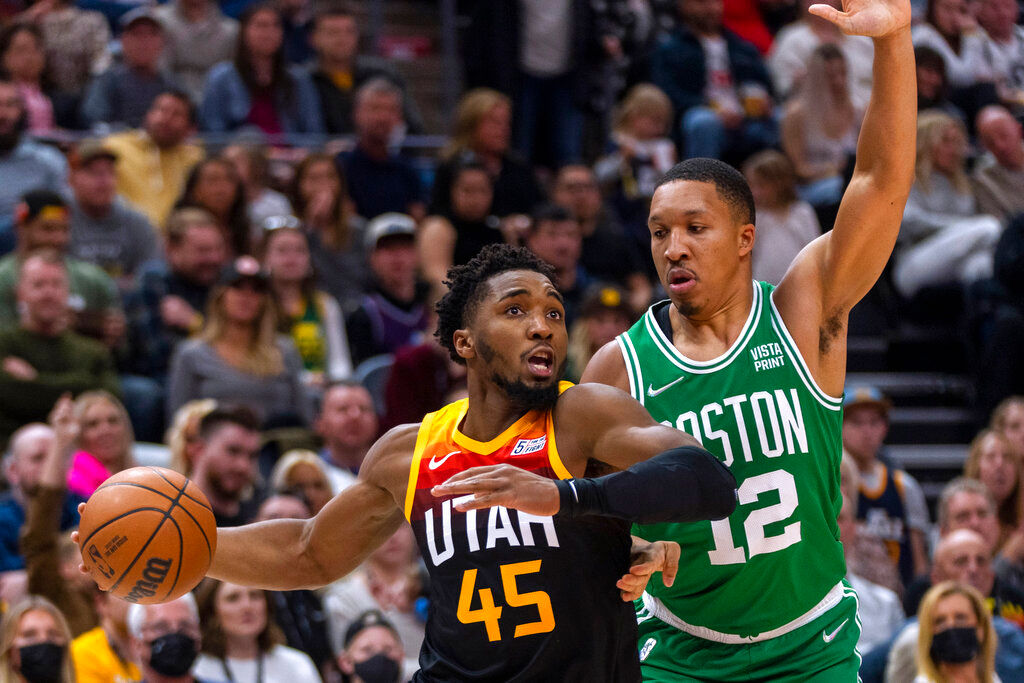 NBA: Donovan Mitchell scores 34, leads Utah Jazz past Boston Celtics 137-130
