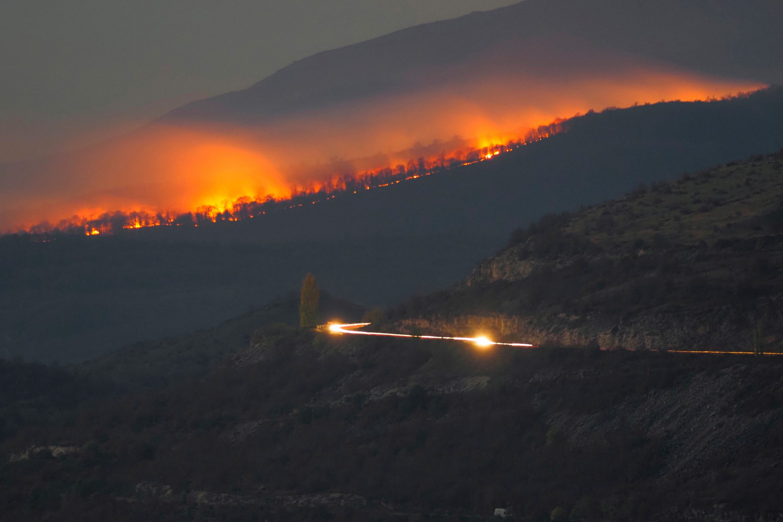 Villagers burn Karabakh houses ahead of Azerbaijan takeover