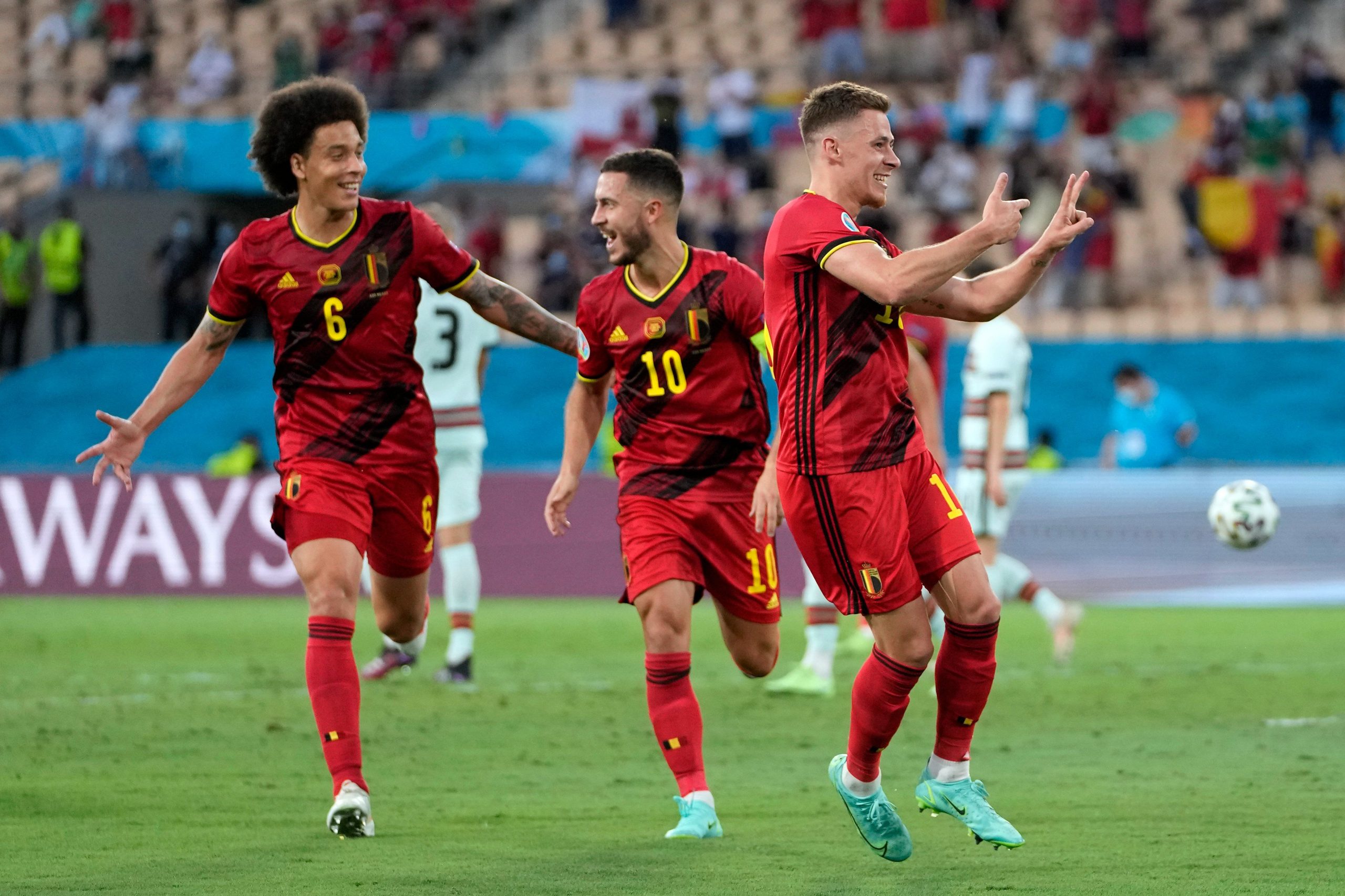 Euro 2020: Thorgan Hazard’s winner knocks out Portugal, Belgium into quarters