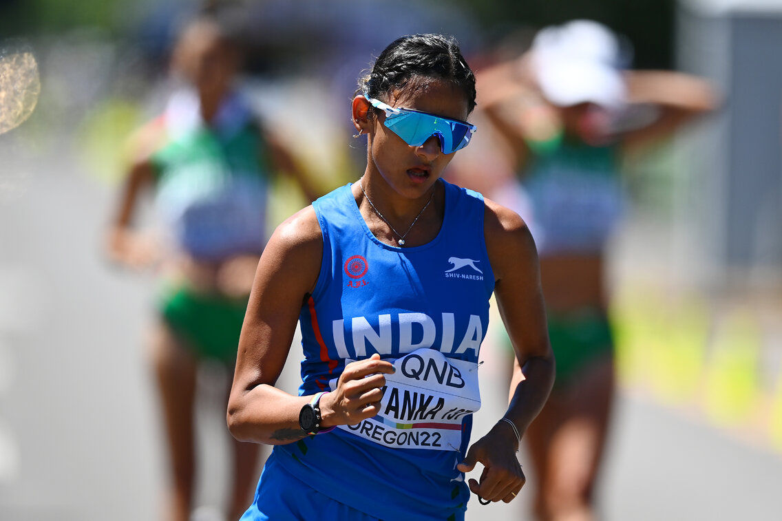 CWG 2022: Priyanka Goswami wins silver in 10000 metre race walking
