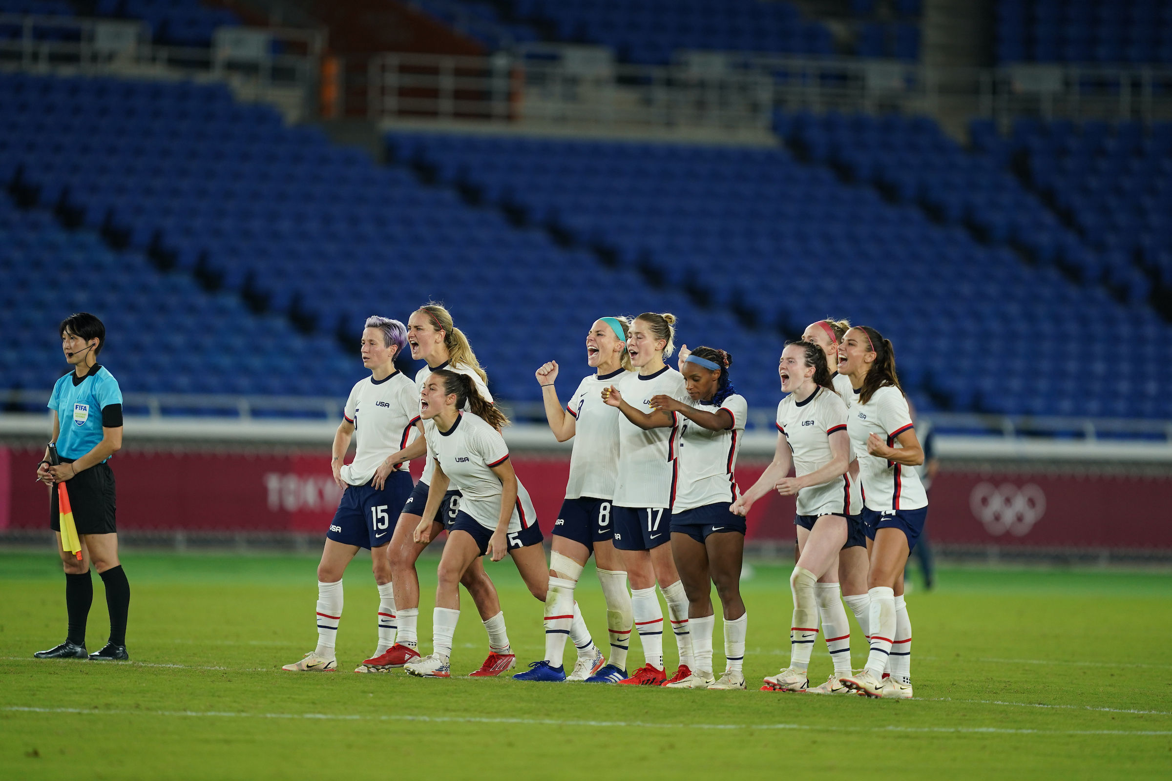 US women’s football team defeats Netherlands, advances to Olympics semifinal