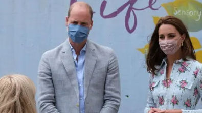 Amid pandemic, Britain’s Prince William, Kate Middleton begin a Royal tour by train