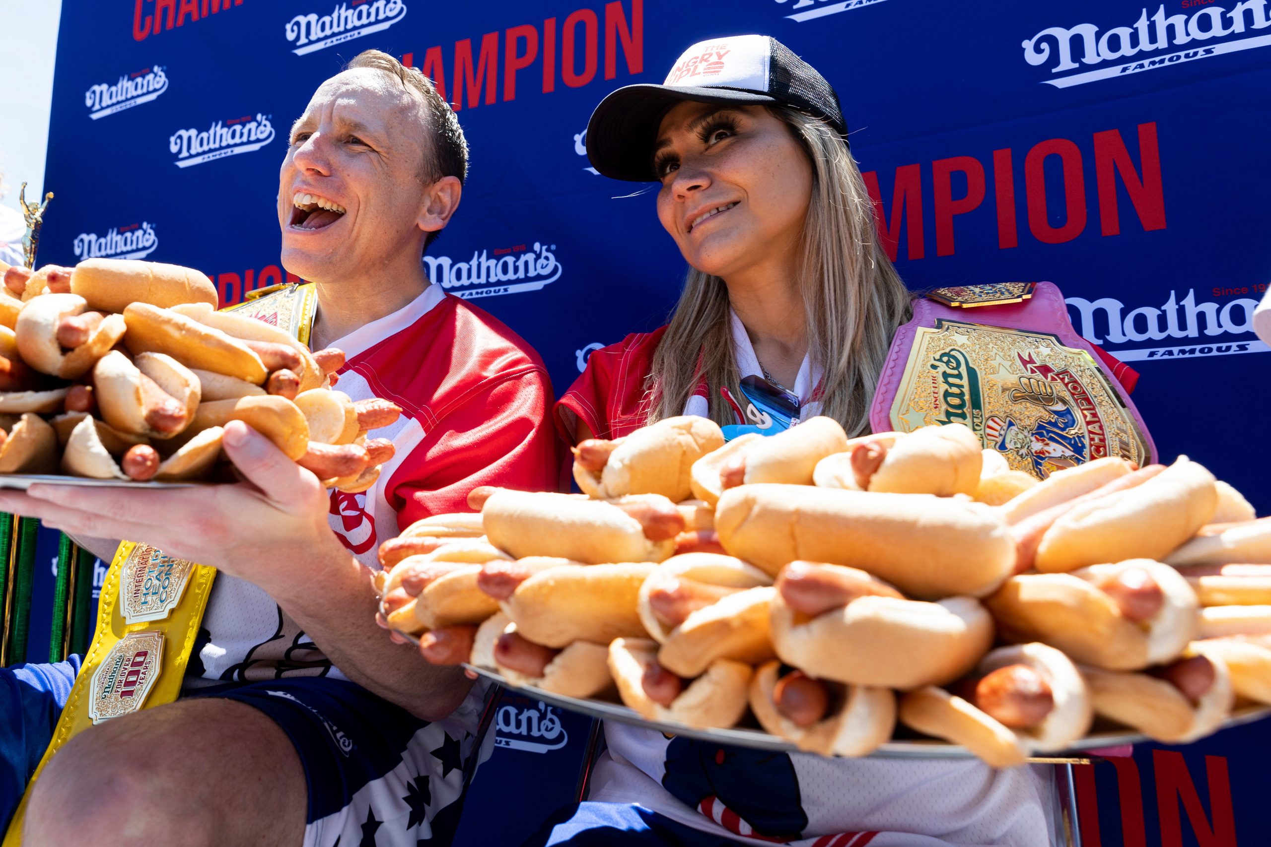 July 4: Joey Chestnut marks 15th win at Nathan’s hot dog eating competition