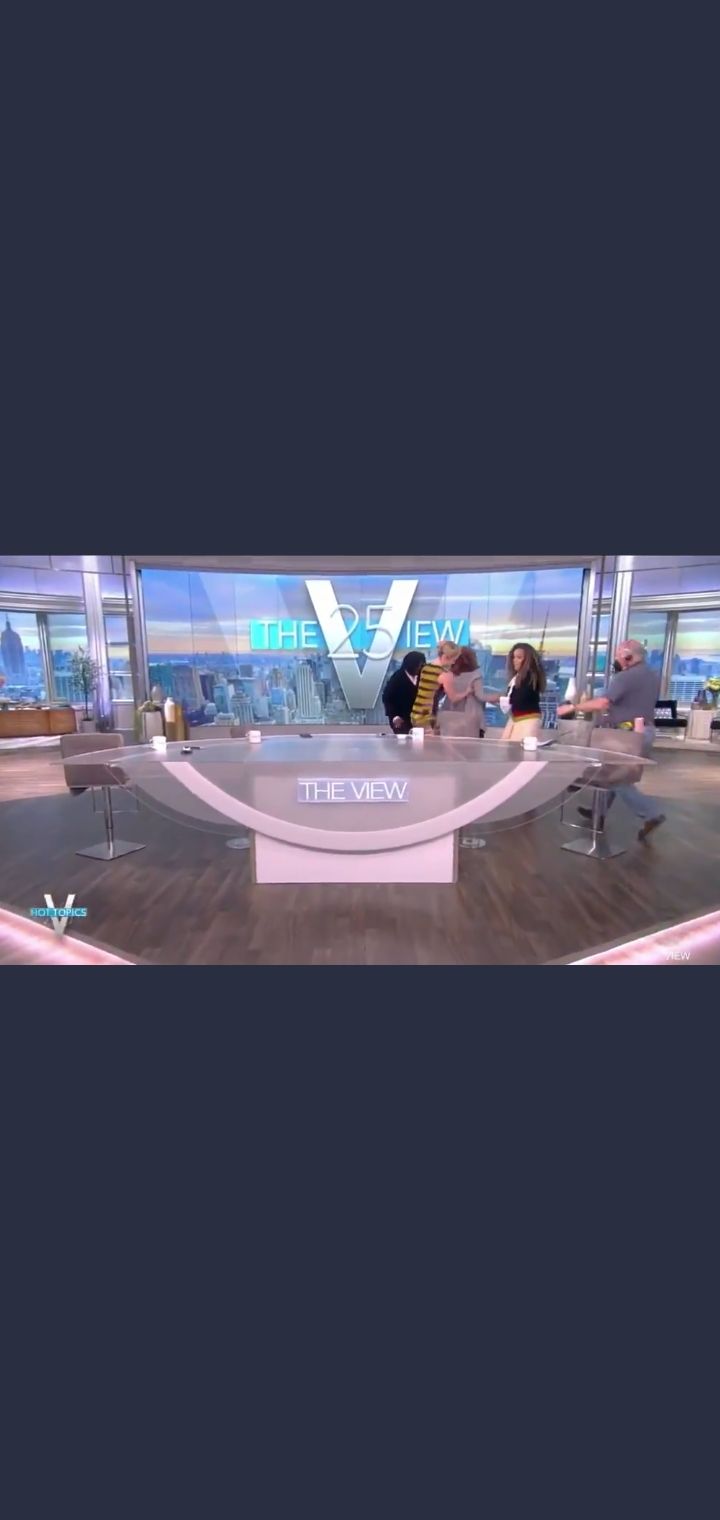 Host Joy Behar falls on ‘The View’. Watch