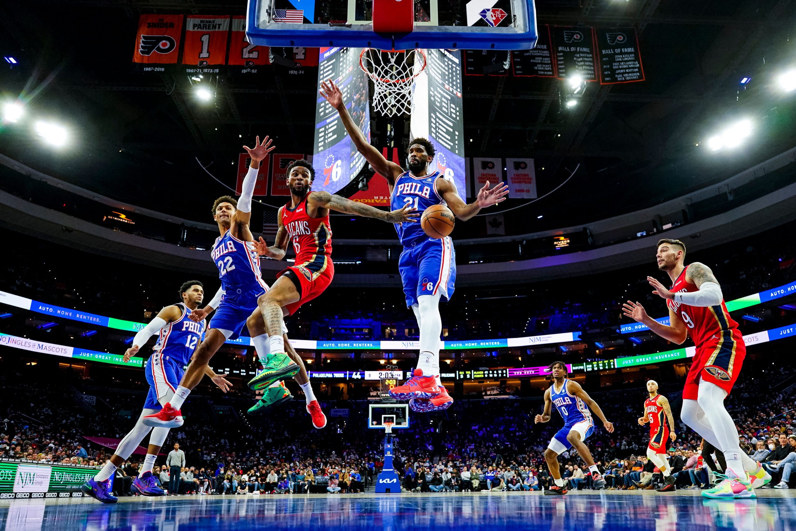 NBA: Embiid leads 76ers past short-handed Pelicans, 117-107