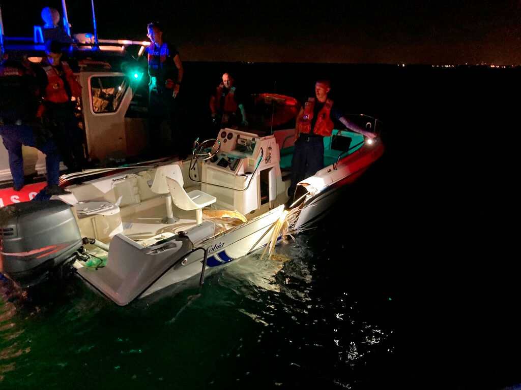 Boat collision in Florida’s Biscayne Bay leaves at least 2 dead, 10 injured