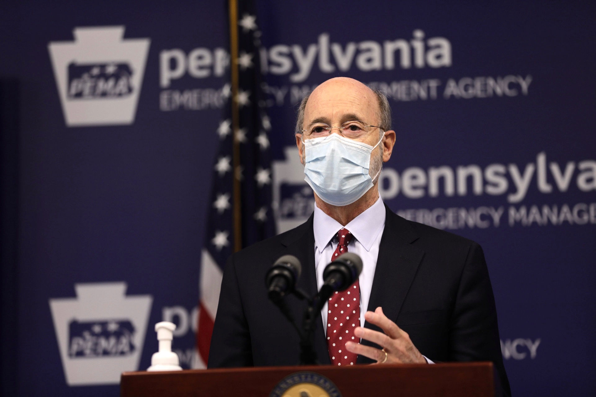 Pennsylvania Governor Tom Wolf tests positive for COVID-19