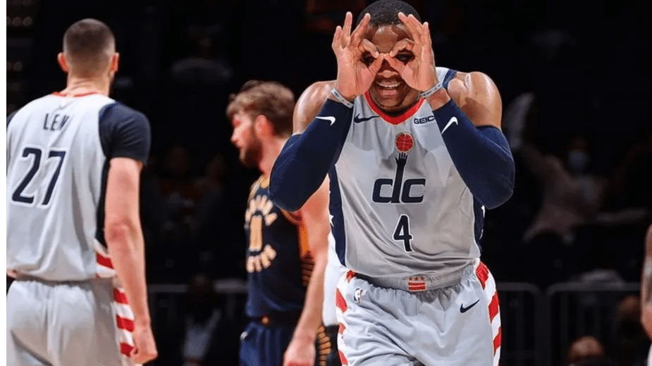 NBA play-in: Beal, Westbrook shine as Washington Wizards stall Indiana Pacers 142-115