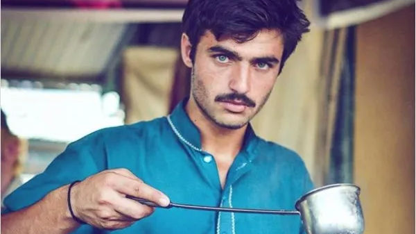 Pakistan’s blue-eyed tea seller launches a rooftop cafe in Islamabad