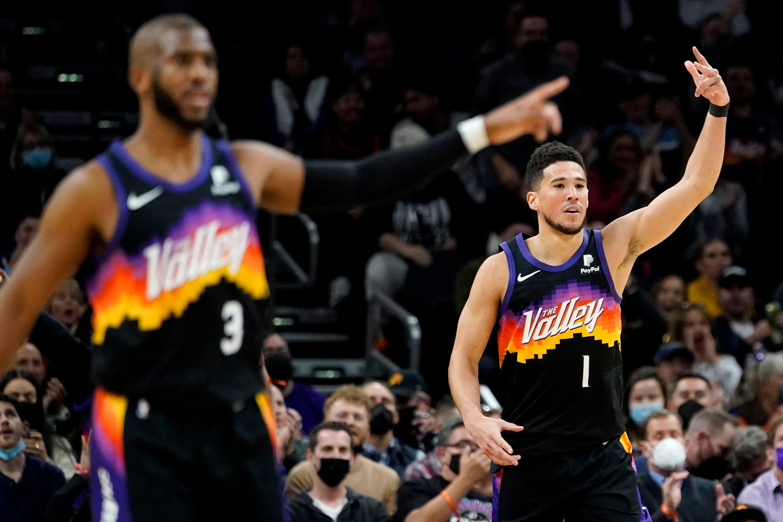 Phoenix Suns’ Devin Booker, Chris Paul picked as NBA All-Star reserves