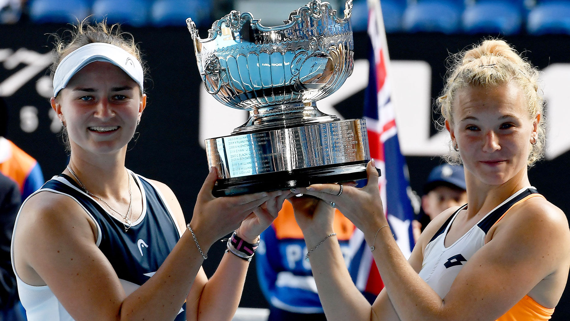 Aus Open: Barbora Krejcikova, Katerina Siniakova win women’s doubles title