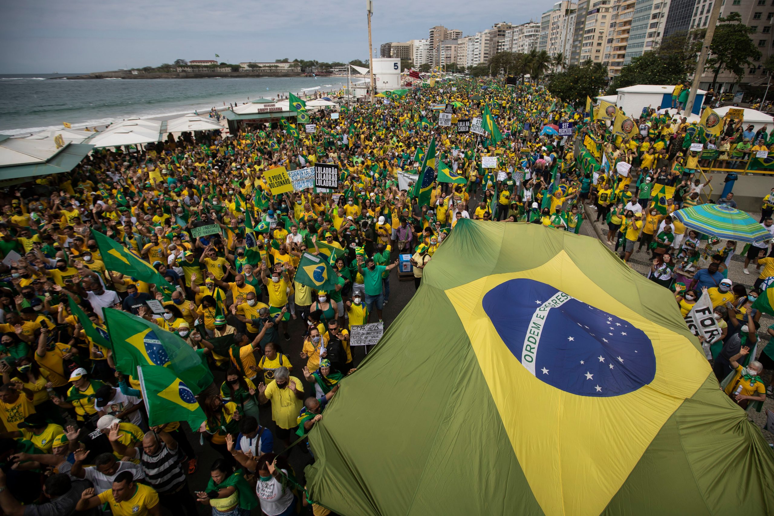 Jair Bolsonaro’s supporters rally in Brazil to reboot his presidency
