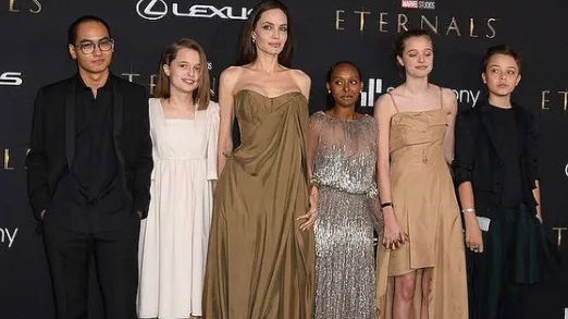 Angelina Jolie’s family time at ‘Eternals’ premiere. Watch