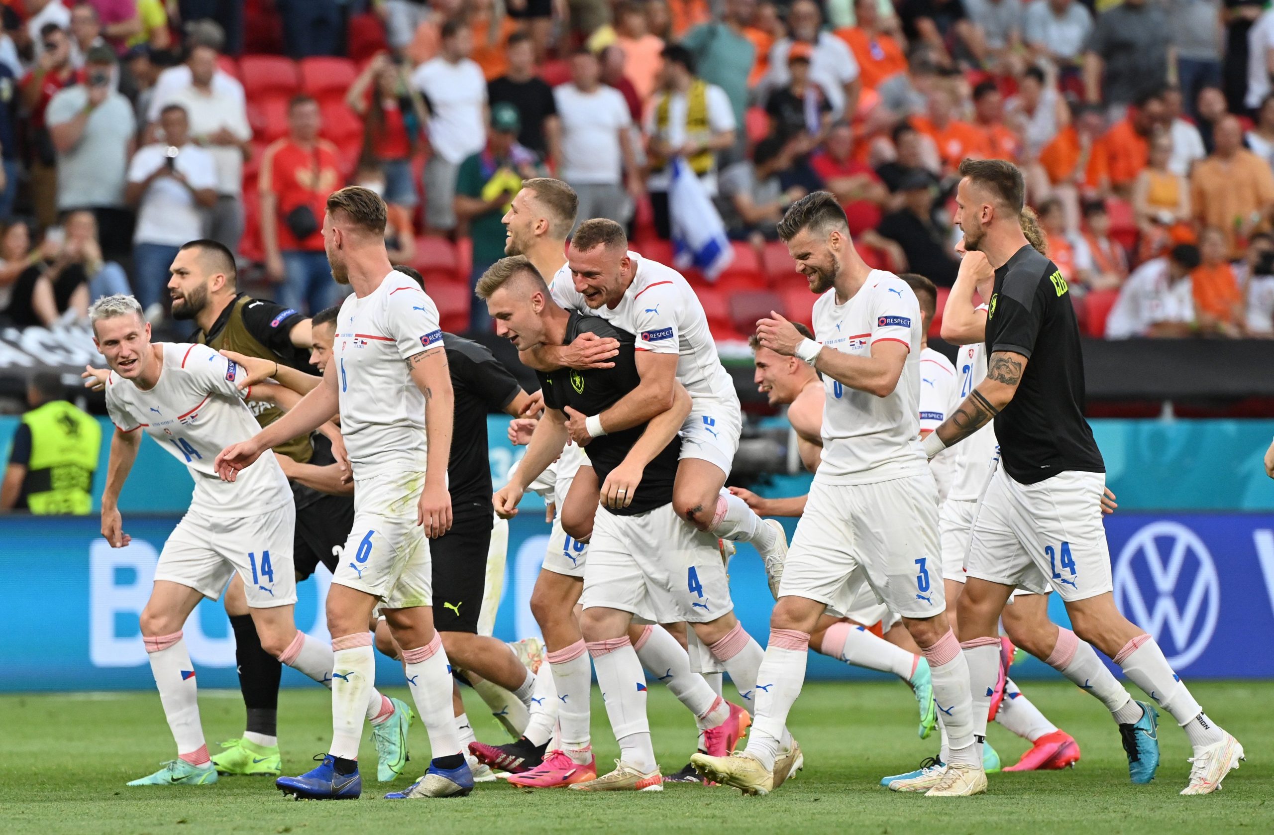 EURO 2020: Czechs pull off shock victory against 10-man Netherlands in last 16