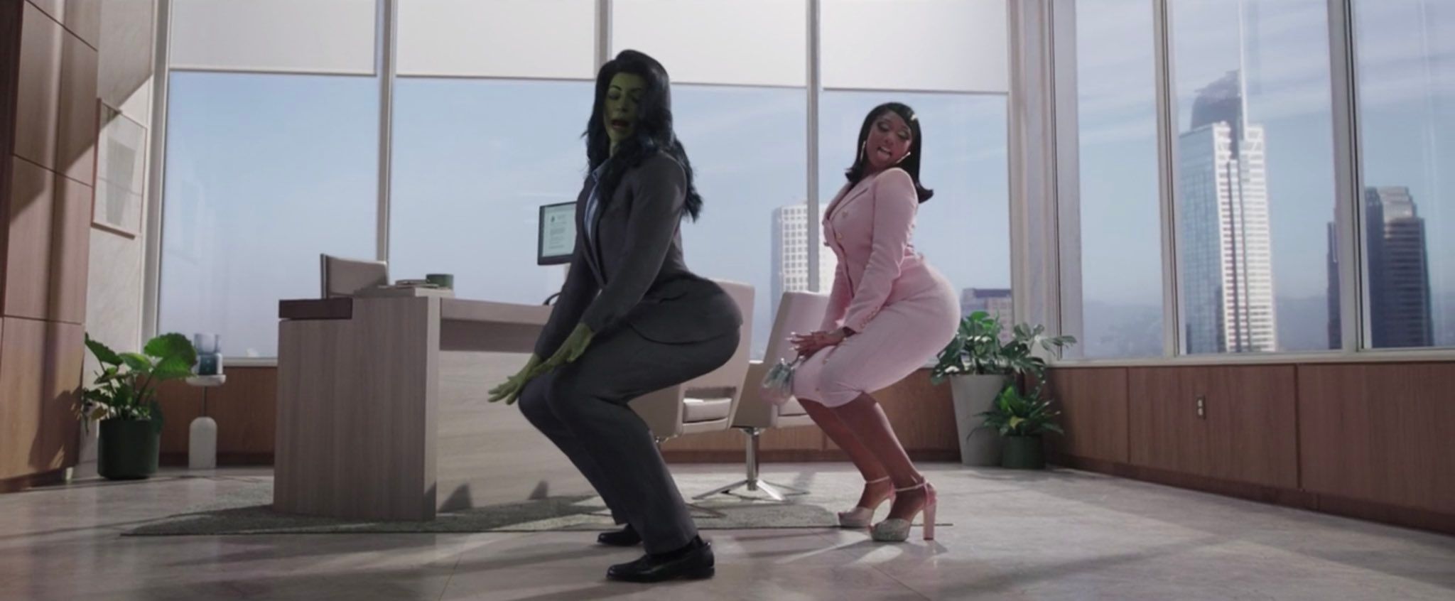 She-Hulk twerks with Megan Thee Stallion| Watch