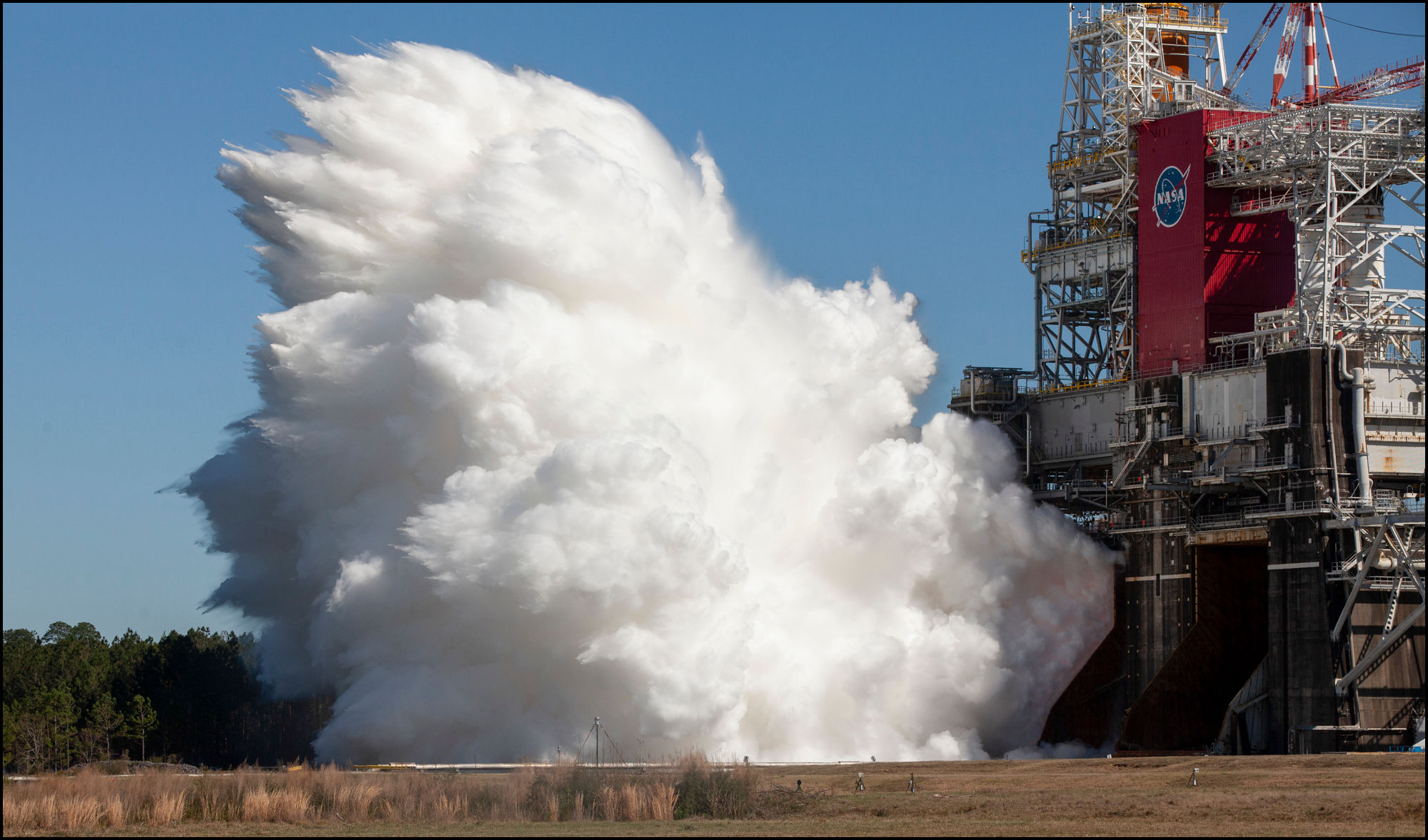 Successful test for NASA’s giant Moon rocket