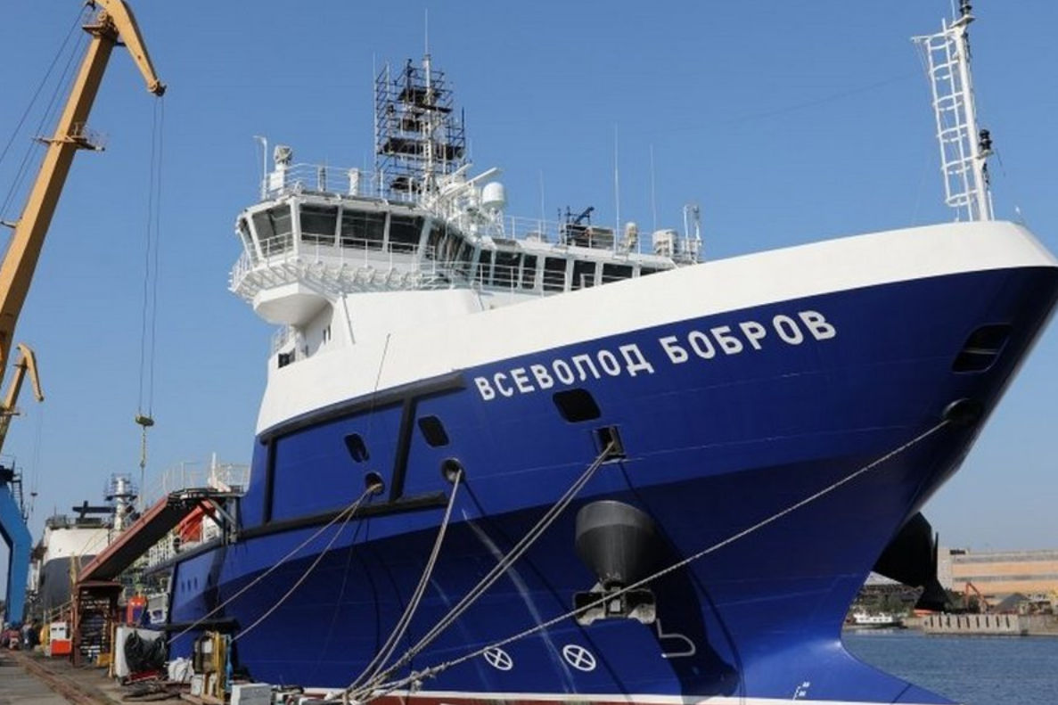 Russian naval vessel Vsevolod Bobrov on fire, Ukraine claims attack