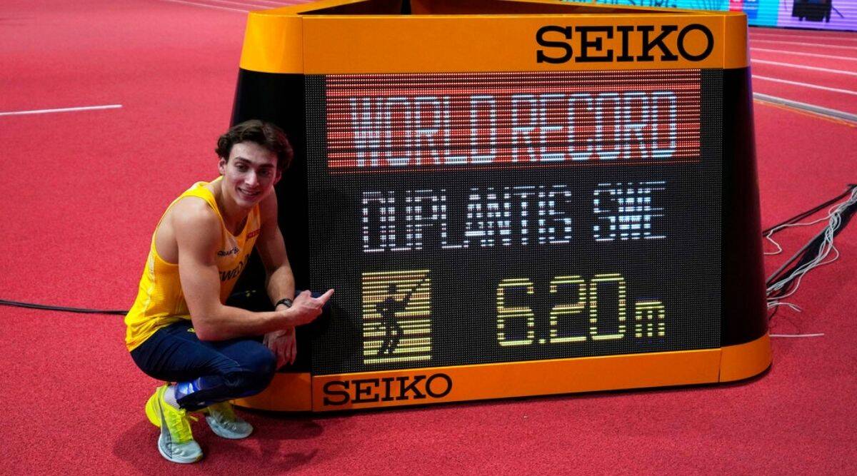Mondo Duplantis breaks own pole vault world record 2nd time in fortnight