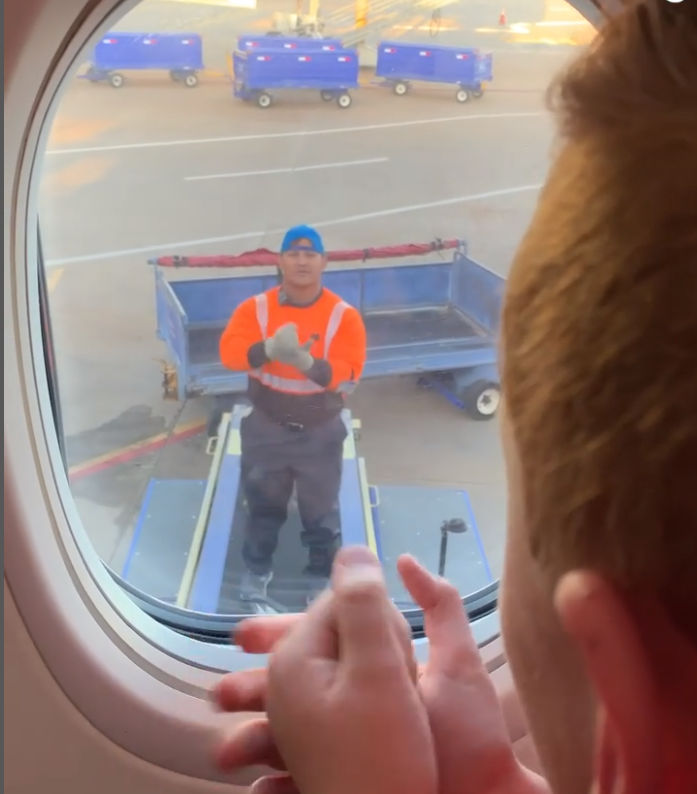 Watch: Kid Plays Rock-Paper-Scissors With Airline Employee