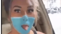 Watch: Influencers paint mask on face to enter supermarket, face online backlash