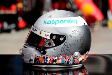 Sebastian Vettel’s helmet at Turkish Grand Prix evokes Amelia Earhart and diversity