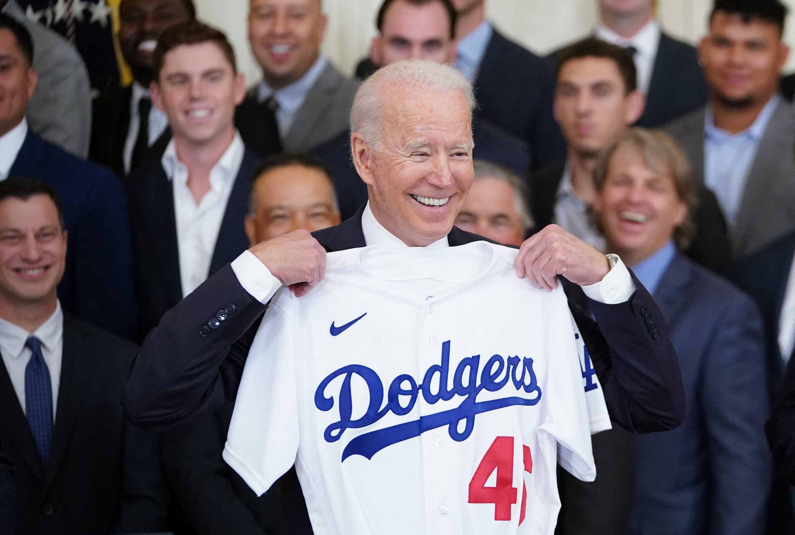 Pillar of American culture: Joe Biden hosts LA Dodgers at the White House