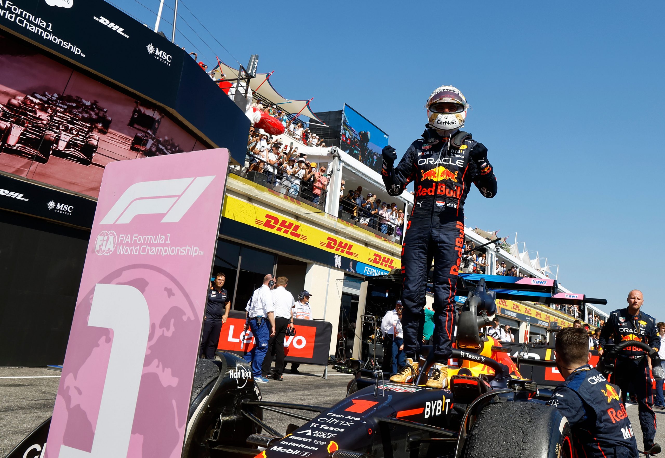 Max Verstappen extends 2022 lead with French GP win, Charles Leclerc crashes out