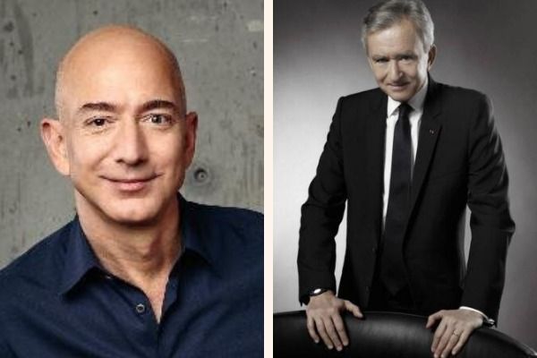 While Jeff Bezos aims for Space, Bernard Arnault becomes the Richest Man on Earth