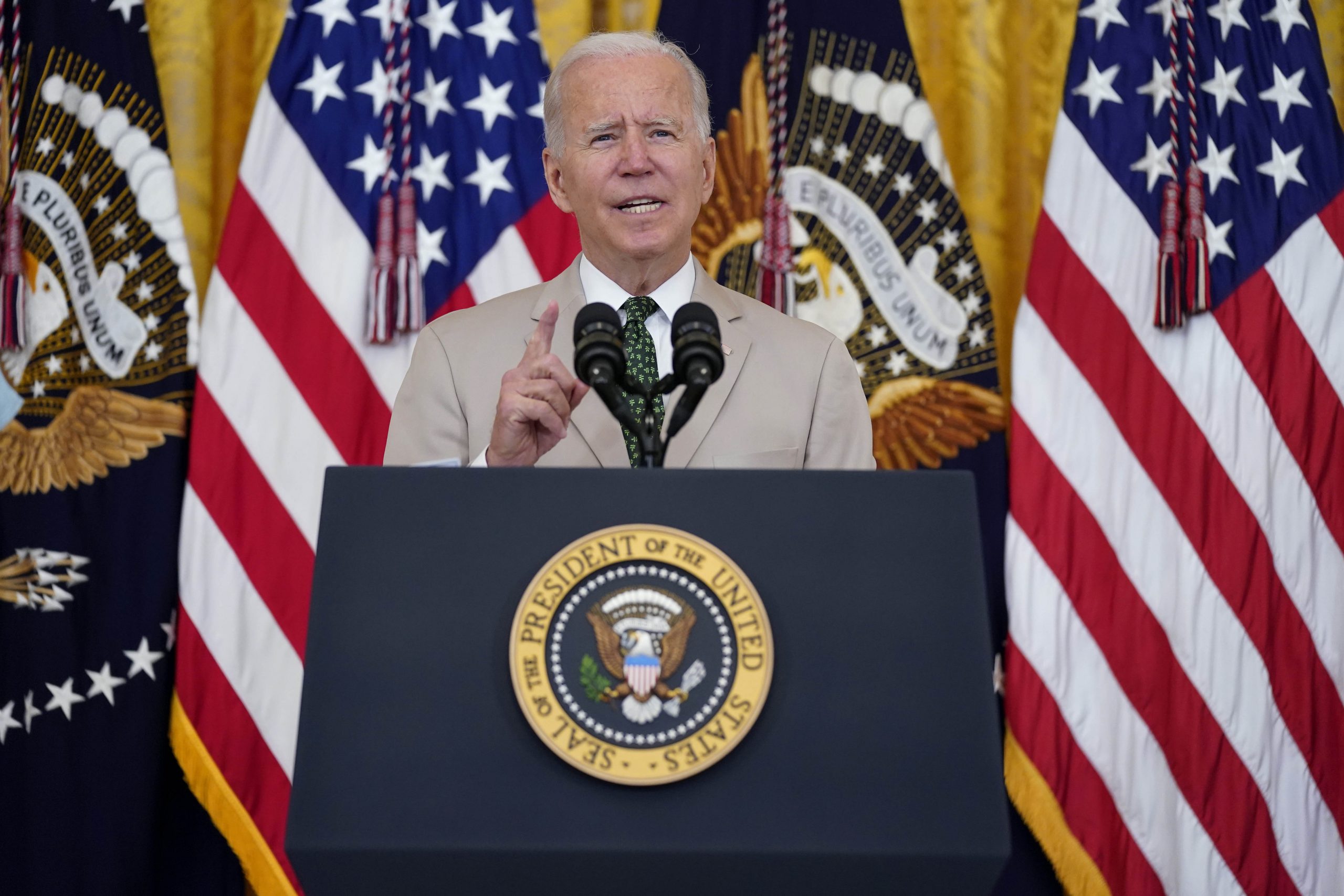 President Biden backs Pentagon’s plan to mandate COVID vaccine for troops