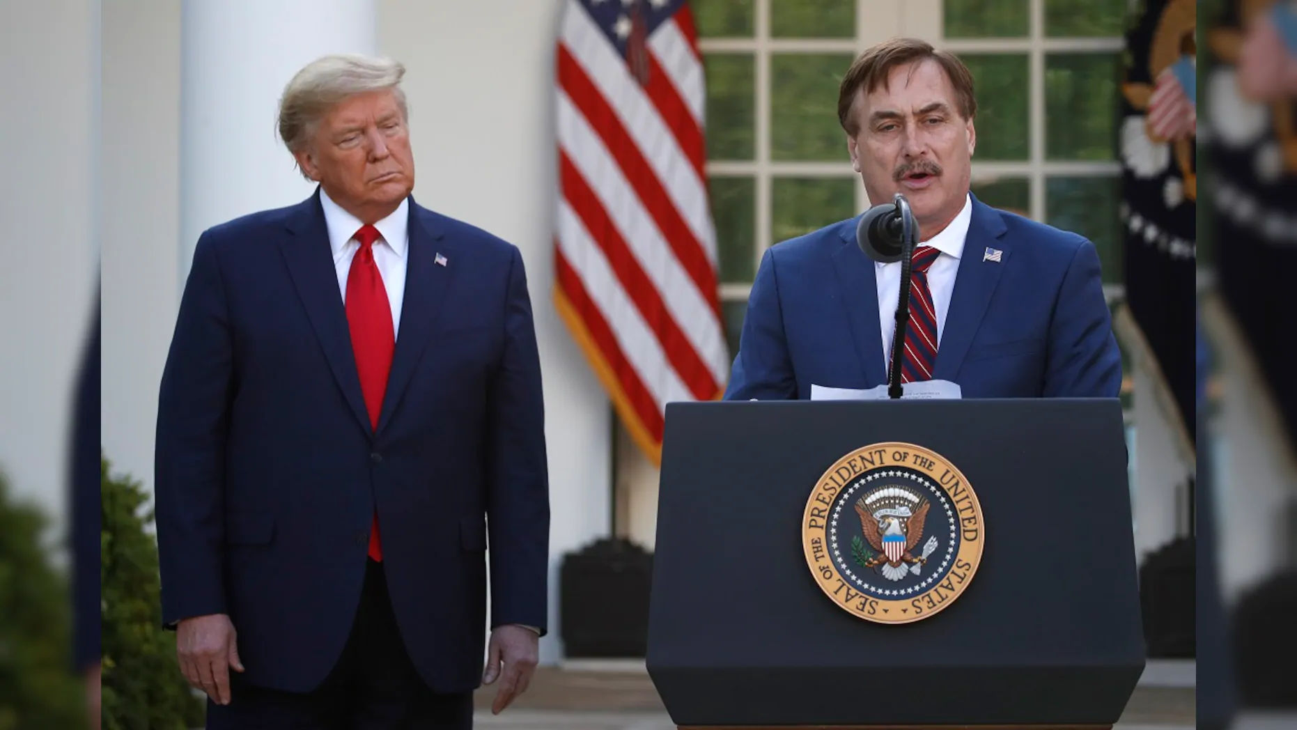Trump ally Mike Lindell visits White House, carrying notes on invoking martial law