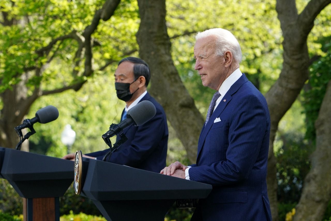 US, Japan show united front on China in Biden’s first summit