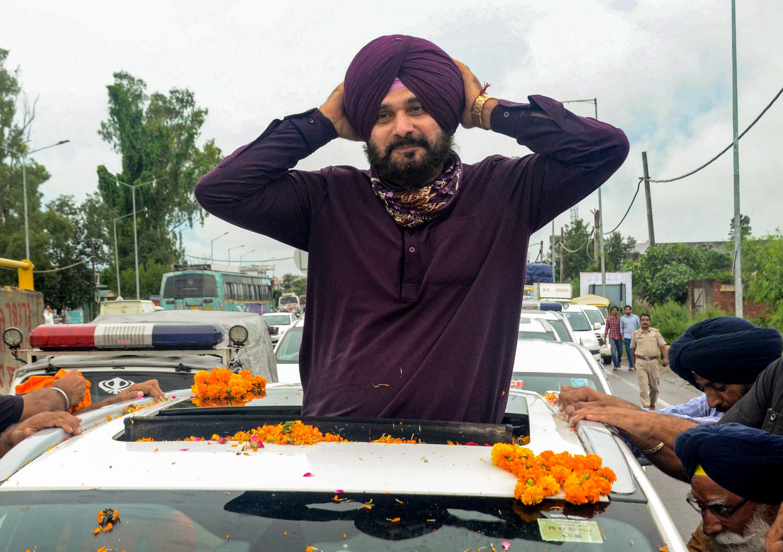 Against tainted leaders: Navjot Sidhu after resigning as Punjab Congress chief
