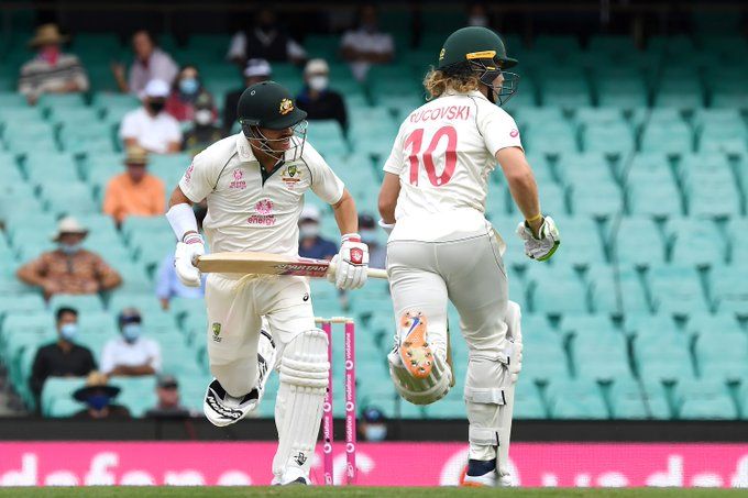 3rd Test: Australia 21/1 at lunch as rains delay play, Siraj dismisses Warner