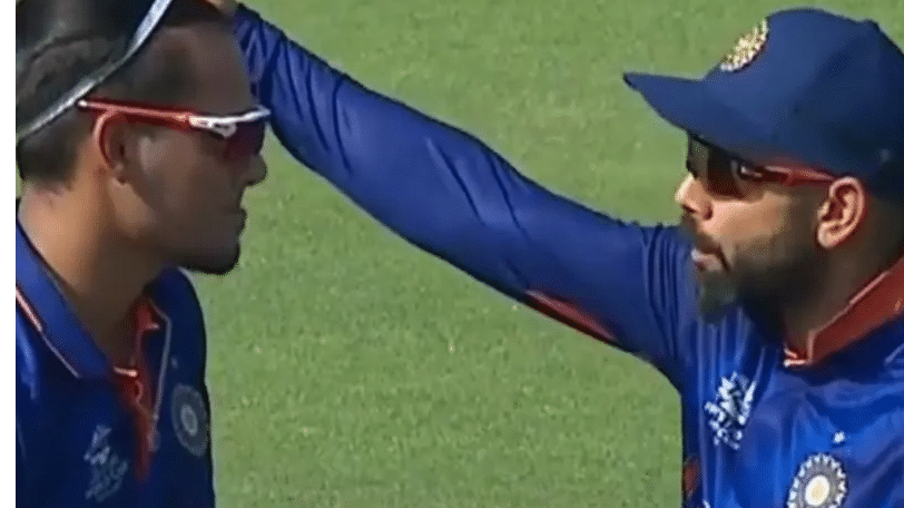 T20 World Cup: Kohli guides Chahar to get rid of RCB teammate Maxwell | Watch