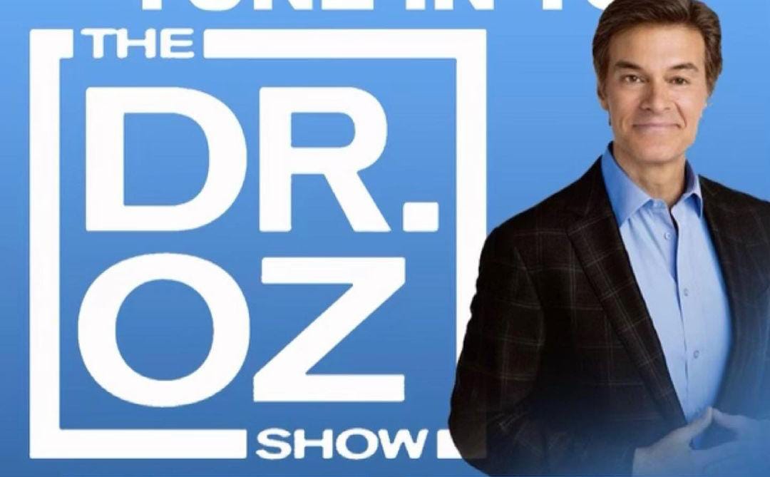 Dr Oz removes conversion therapy episodes from show website