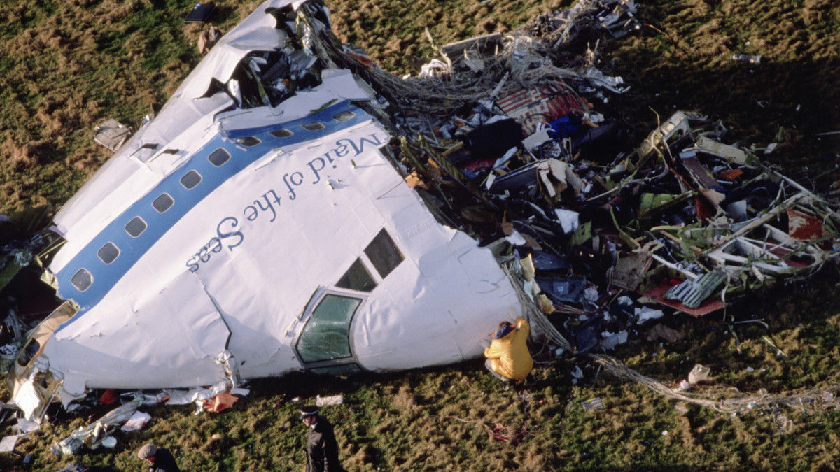 What happened to the Pan Am Flight 103 over Lockerbie in 1988?