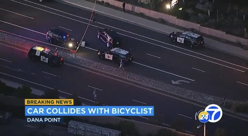 Cyclist riding on Dana Point PCH gets run over by Lexus, stabbed by driver, later dies