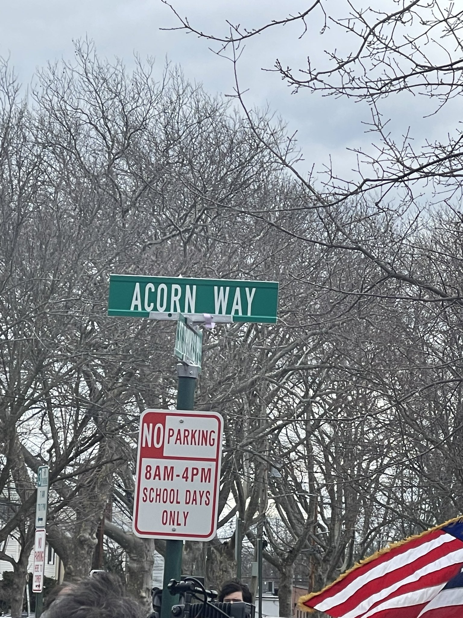 Why was Lindner Place renamed Acorn Way?