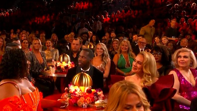 Adele’s boyfriend Rich Paul’s reaction to her hugging The Rock Dwayne Johnson at Grammys 2023 goes viral, becomes meme material