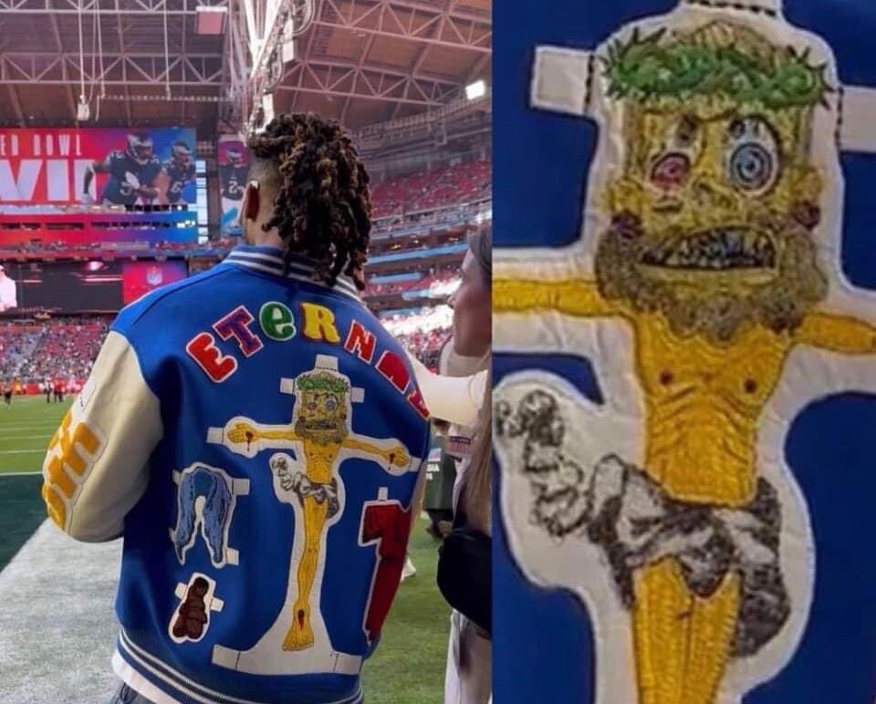 Damar Hamlin's Jesus jacket at 2023 Super Bowl divides the Opoyi