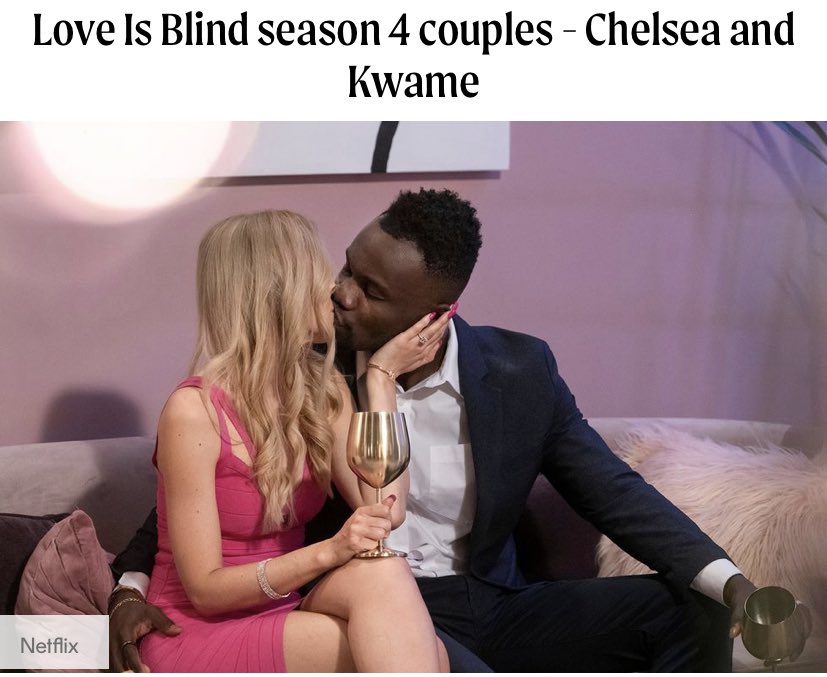 Love Is Blind season 4: Are Chelsea and Kwame still together?