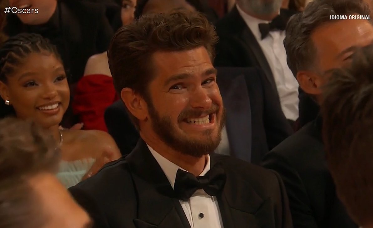 Andrew Garfield, Ke Huy Quan’s meme-face during Jimmy Kimmel monologue at Oscars 2023 goes viral: Watch