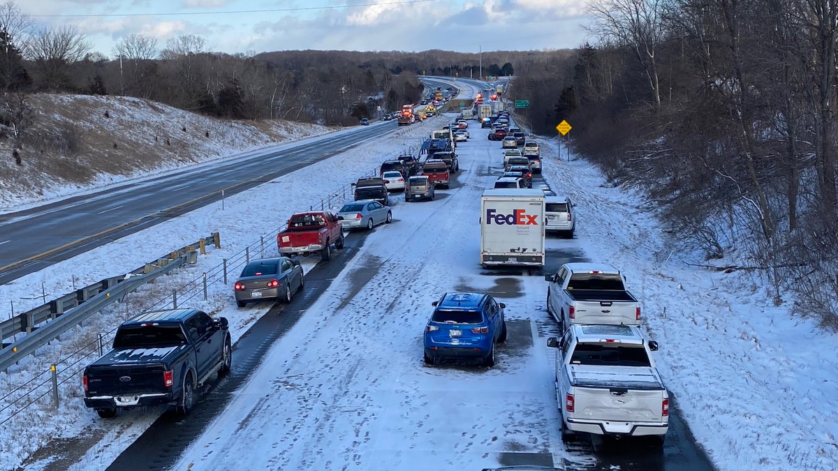 Portland, Michigan accident pictures: What caused 50-car pileup on I-96 near Knox Road in Portland Township?