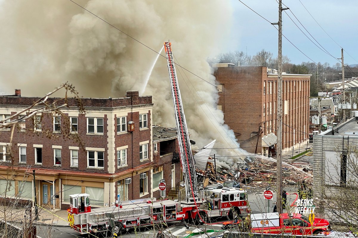 What caused RM Palmer chocolate factory explosion in West Reading, Pennsylvania