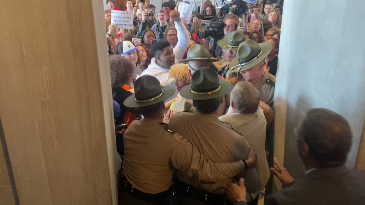 Can Tennessee State Capitol protestors be arrested? Videos of insurrection in Nashville emerge on Twitter